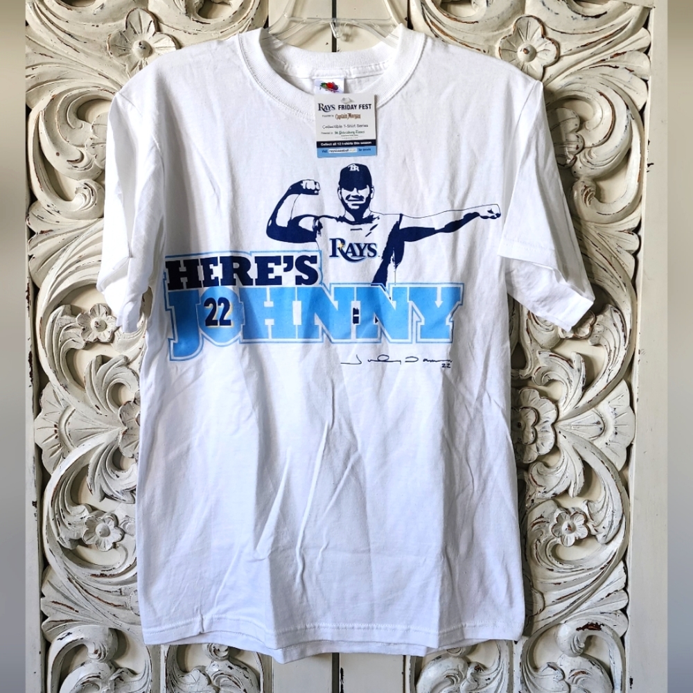 Rays baseball short sleeve tee shirt